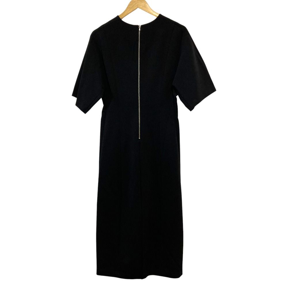 CYCLAS シクラス Vネックワンピース R 04-57002 サイズ34 ブラック レディース 古着