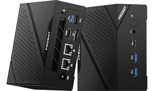 FIREBATミニ PC ゲーミング AMD Ryzen 6600 H Radeon 660 M GPU 4800 MHz DDR 5 PCIe SSD WiFi 6 BT 5.2 MU-MIMO 2 xLAN DP 2.0 4 K 160 Hz HDMI 2.1 USB-s