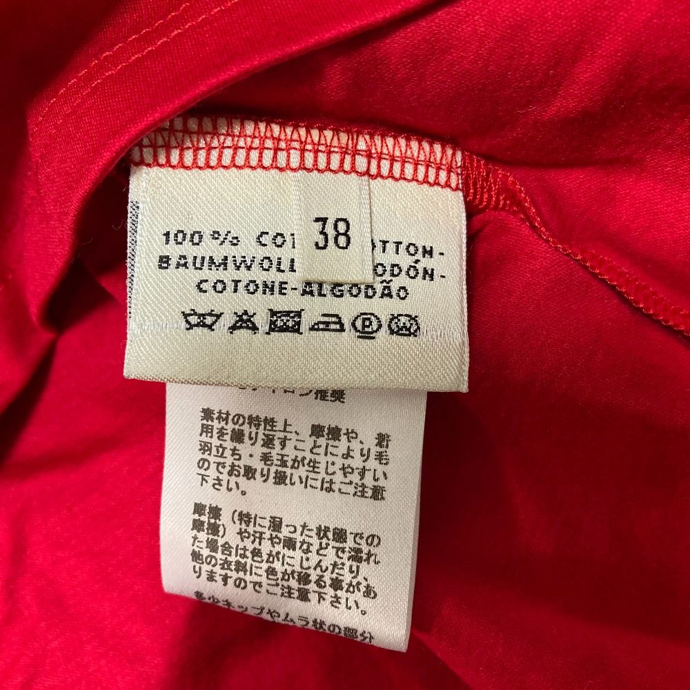 良品 HERMES エルメス タッセル刺繍 ポケットTシャツ カットソー