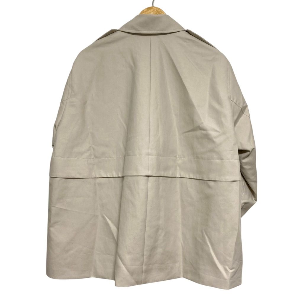美品 25SS NOBLE ノーブル コットンダブルクロスハーフコート サイズ36