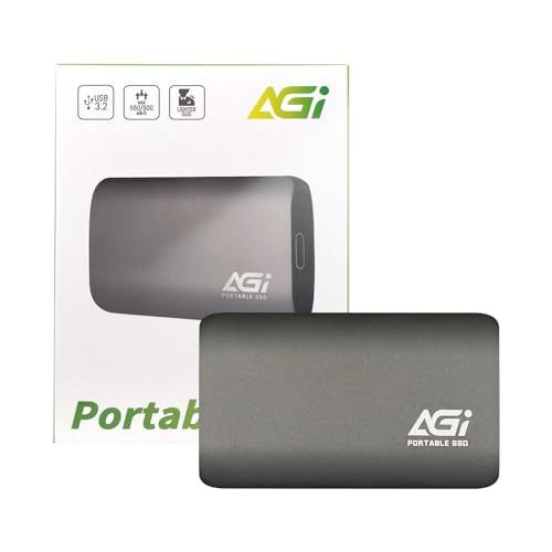 AGI ED 138 外付けSSD 2 TB USB 3.2 Gen 最大読出 550 MB s PS 4 5 Windows Mac OS Android Type-C to Aケーブル ポータブル SSD 耐衝撃 アルミ筐体s