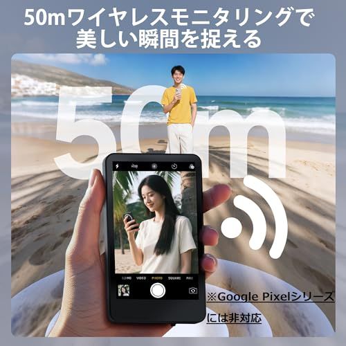 SYNCO XView スマホ用自撮りモニター iPhone 17 Android対応 操作簡単 4インチ大画面 内蔵スピーカー 音量 明るさ調整 ミラーリング 回転 50メートル使用範囲 外カメラ自撮りモニター Vlog ライブ配信 TikTok Yos