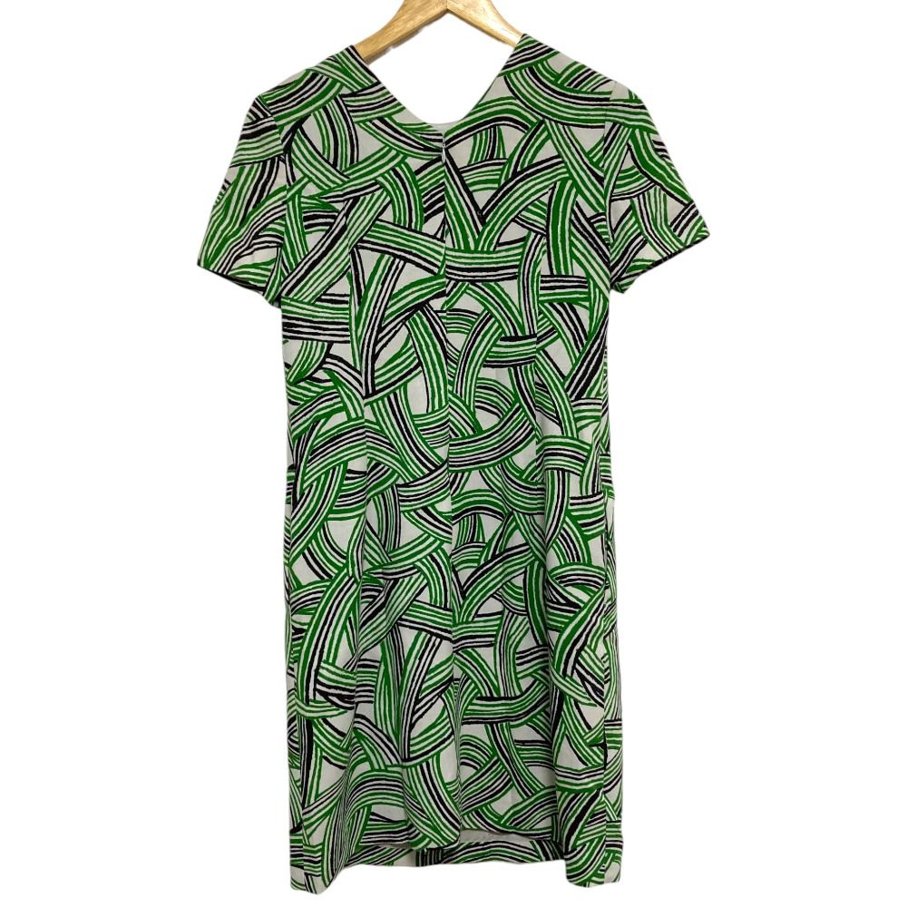 mina perhonen ミナペルホネン wind basket ワンピース サイズ38 グリーン レディース 古着