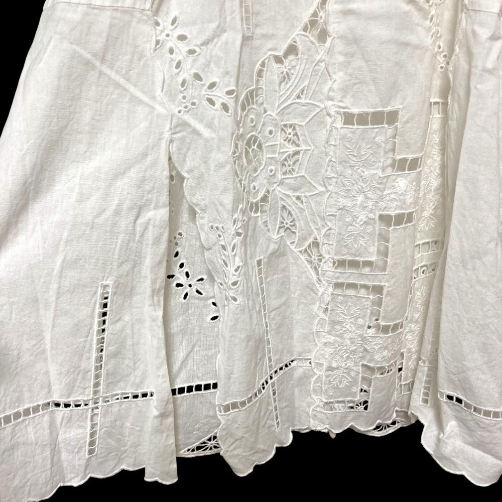 美品 25AW Curensology カレンソロジー カットワーククロスブラウス