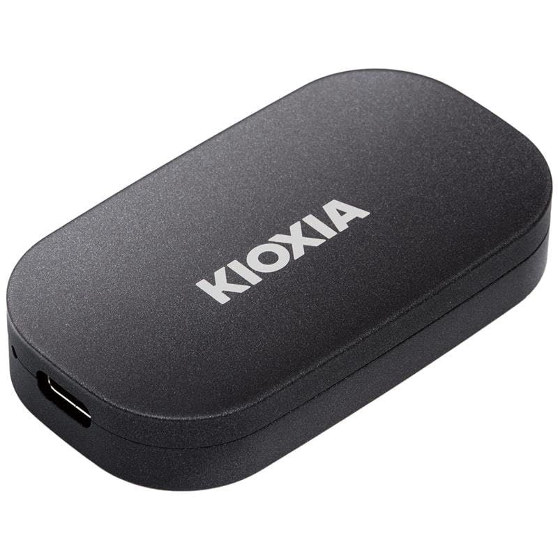 キオクシア KIOXIA SSD 外付け 1 TB USB 3.2 Gen 2 最大読出速度 050 MB|秒 Type-C搭載iPhone | PS 5 4 国産3次元フラッシュメモリ搭載 耐衝撃 アルミ筐体 ハード 397 fcb 88