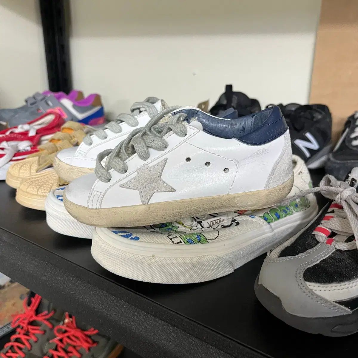 ゴールデングース キッズ スニーカー 白 eu 22 ♥商品