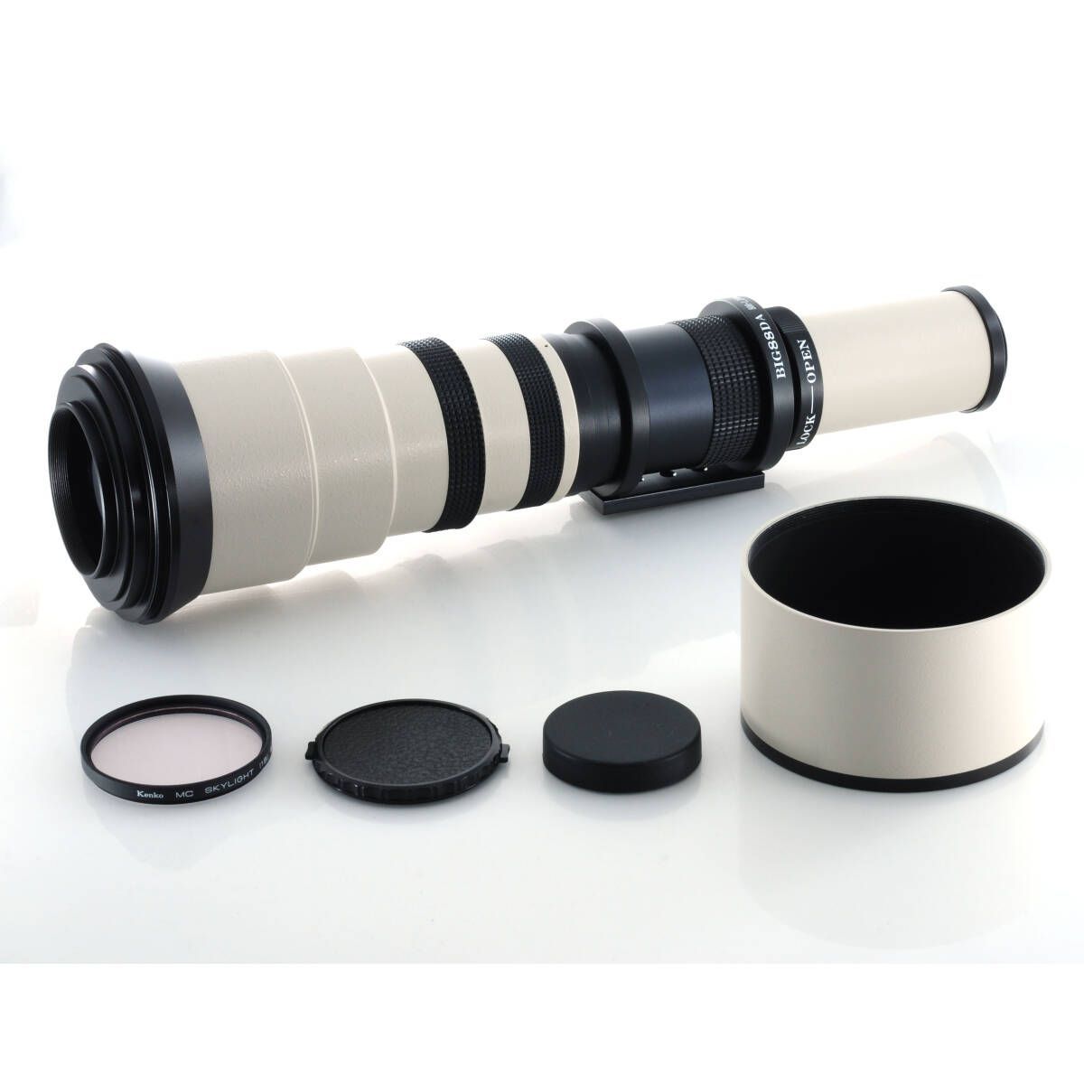 スリービーチ ThreeBeach BIG 88 DA 800 1200 mm F 9 14 M 42マウント 超望遠レンズ 動作良好 P 764