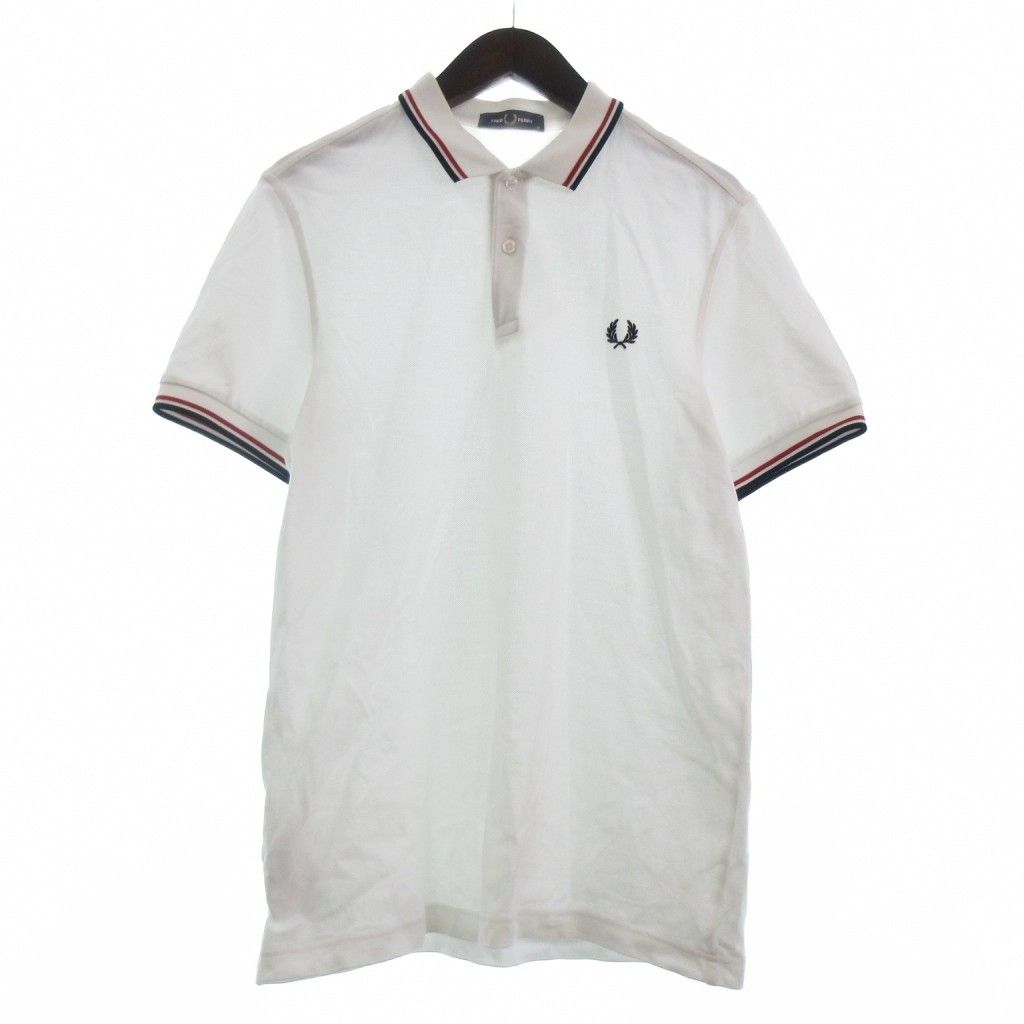 フレッドペリー FRED PERRY ポロシャツ カットソー 半袖 鹿の子 ロゴ