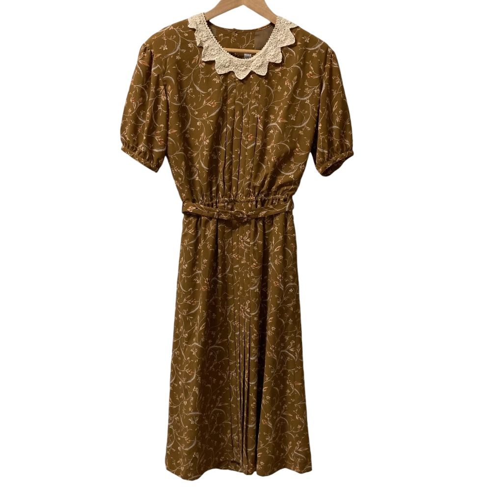 美品 KANEKO ISAO カネコイサオ フラワープリトン レースカラー