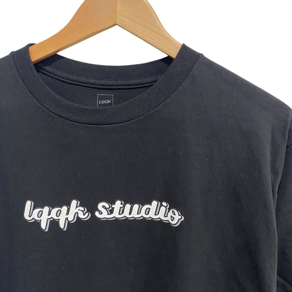 美品 LQQK STUDIO ルックスタジオ ロゴプリント Tシャツ サイズM