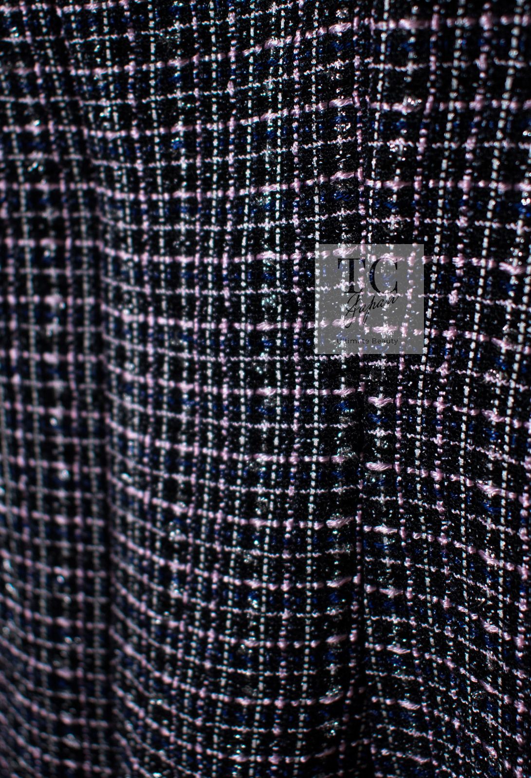 シャネル ワンピース CHANEL ブラック ネイビー パープル リボン  