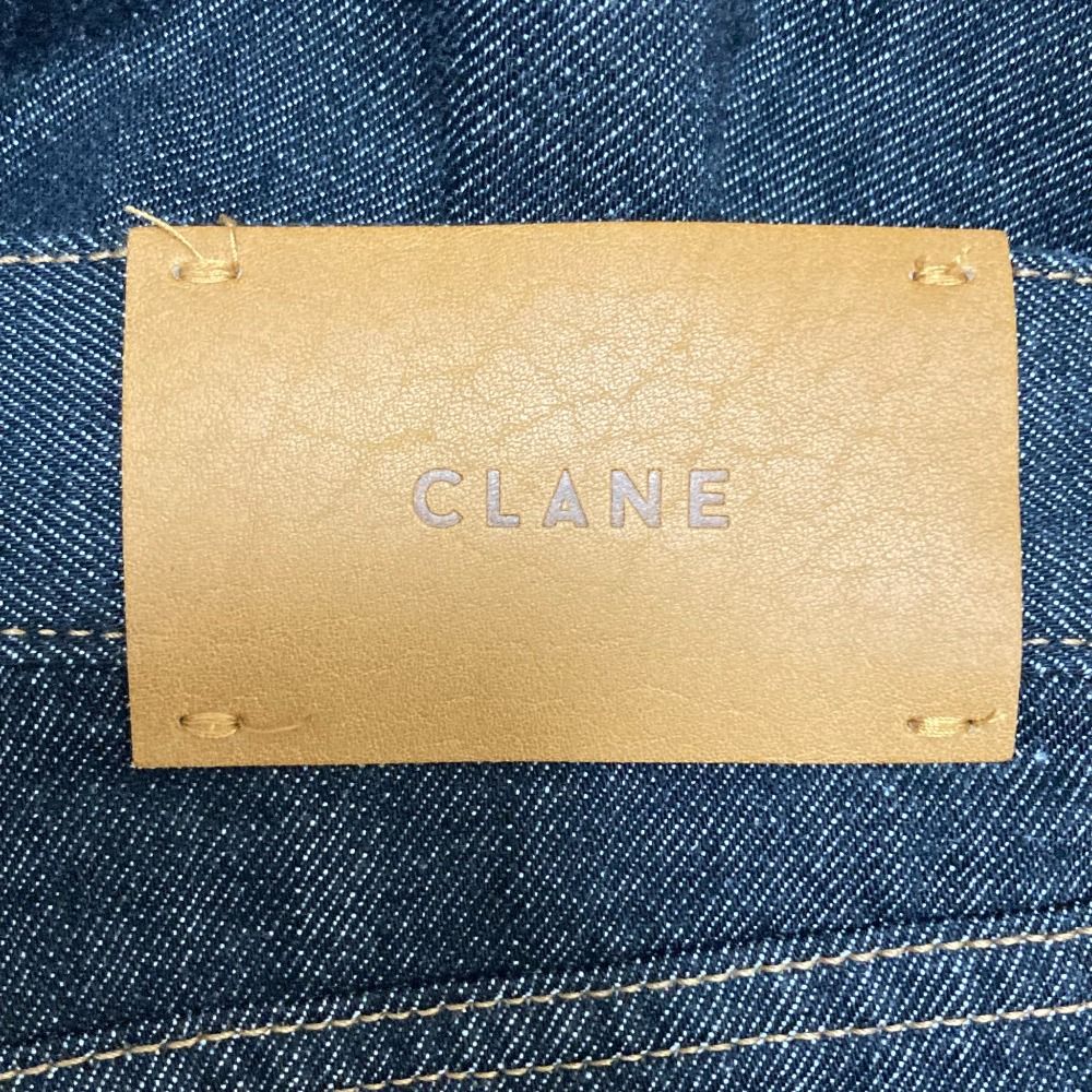  CLANE クラネ 広瀬すず TUCK WIDE DENIM PANTS デニムパンツ 17111 7312 サイズ1 ブラック レディース 古着 その他 デニム ジーンズ