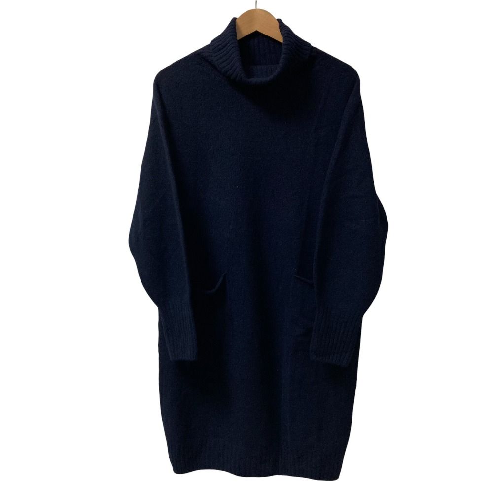 美品 IENA イエナ カシミヤブレンド ハイネックニットワンピース