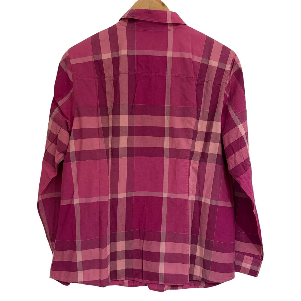 美品 BURBERRY LONDON バーバリーロンドン ノバチェック 長袖シャツ
