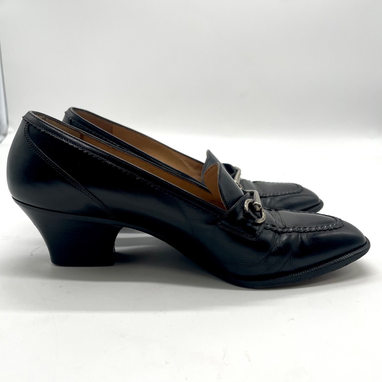 CELINE セリーヌ ローファー パンプス メタルバックル 22.5