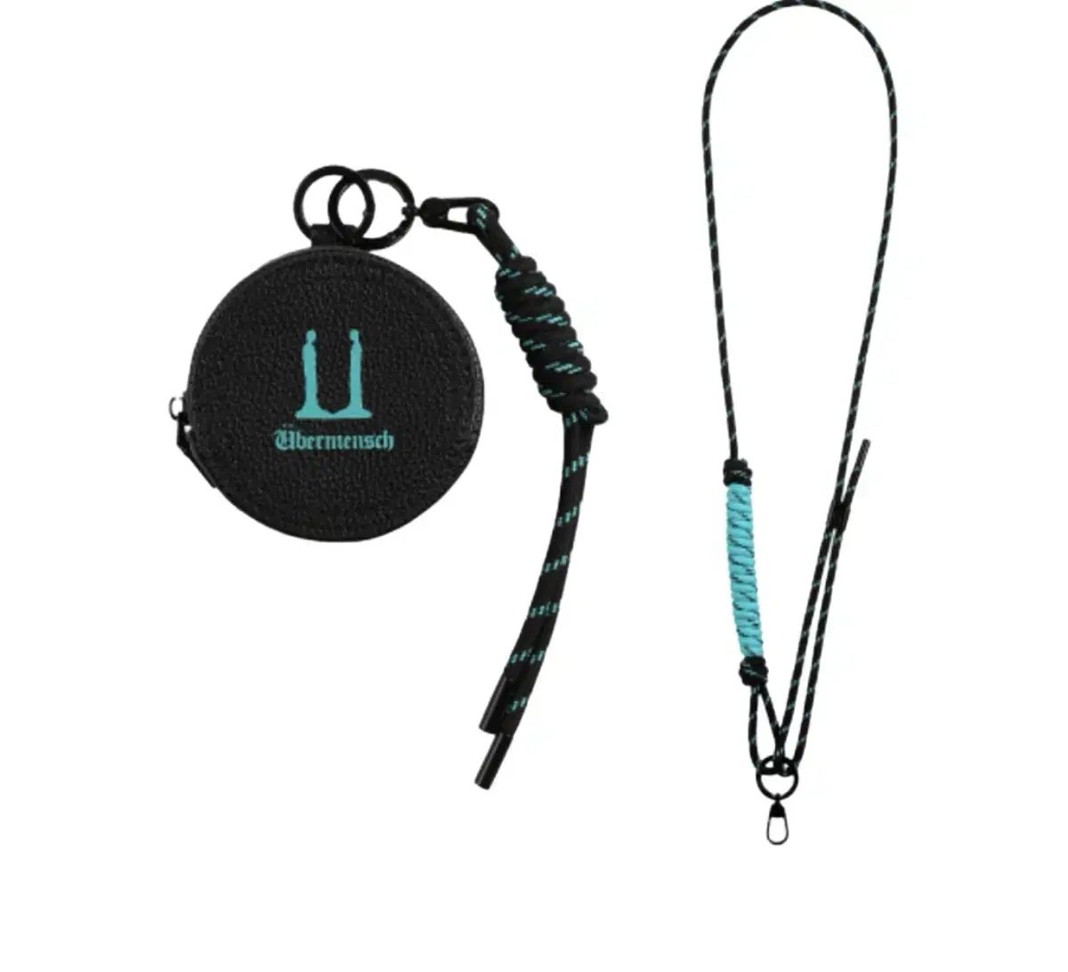 G-DRAGON ジードラゴン ウィーバーメンシュ サークルカード サクカ ポーチ WITH ストラップ ブラック ミント