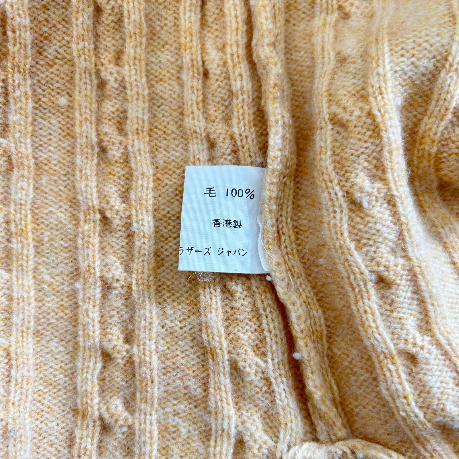 BROOKS BROTHERS ブルックスブラザーズ Vネック ウール ケーブル 