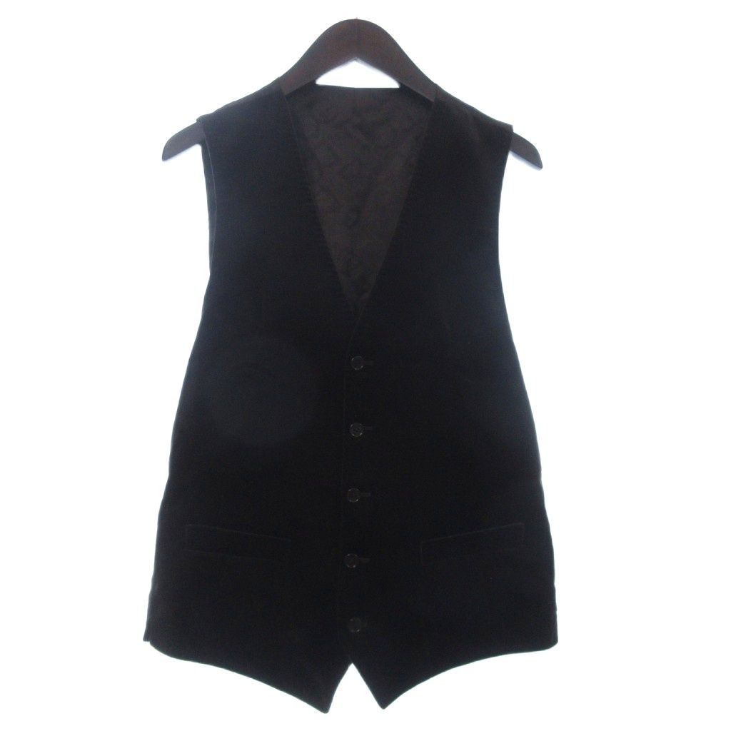 ドルチェ&ガッバーナ ドルガバ DOLCE&GABBANA ベスト ジレ ベロア 切替 ドルチェ&ガッバーナ ドルガバ DOLCE&GABBANA ベスト ジレ ベロア 切替