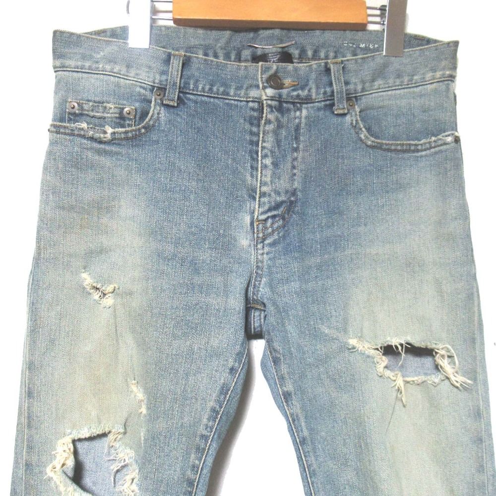 美品 SAINT LAURENT PARIS サンローランパリ エディ期 クラッシュ USED