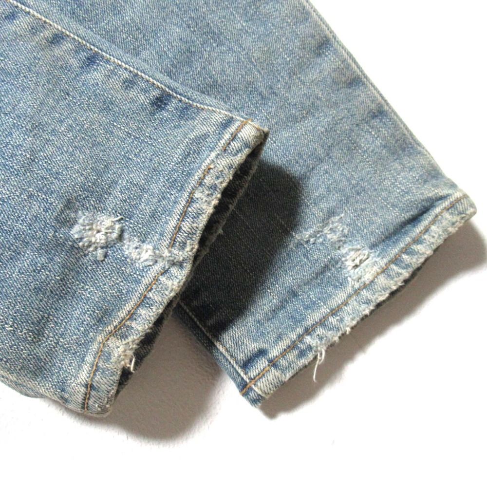 SAINT LAURENT デニムエディ期 30 2012 ジーパン インディゴ 美品 SAINT LAURENT PARIS サンローランパリ エディ期 クラッシュ USED