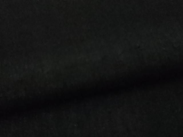  上 本場結城紬 重要無形文化財 色無地 単衣 暗黒色 高島屋扱い kh 6 紬 着物