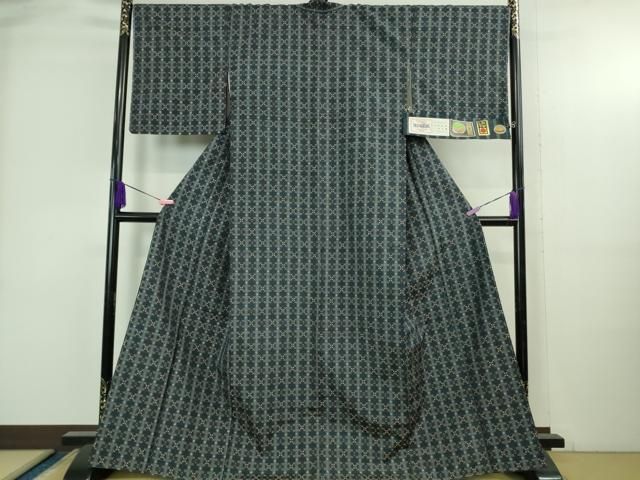 上 本場琉球 読谷山花織 紬地 島袋光子作 証紙付き kh 6