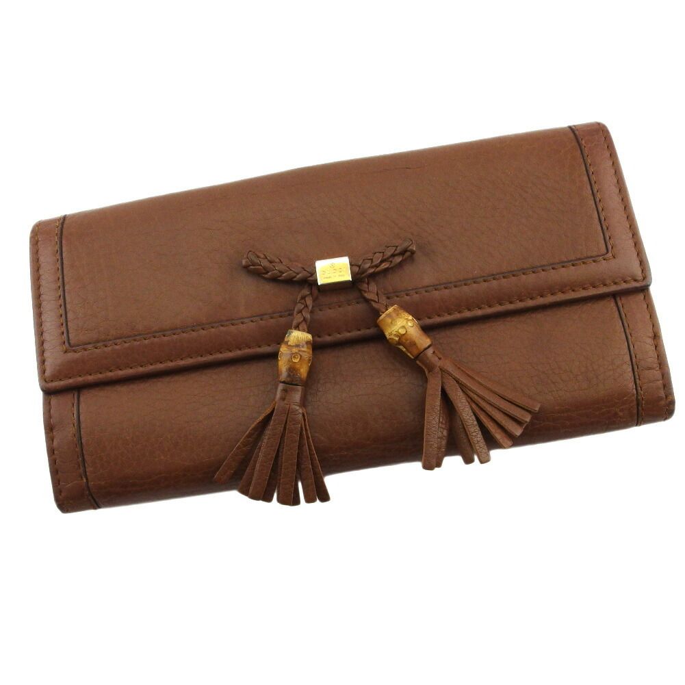 最大30％OFF】グッチ GUCCI 長財布 ベラ バンブーリボンタッセル 