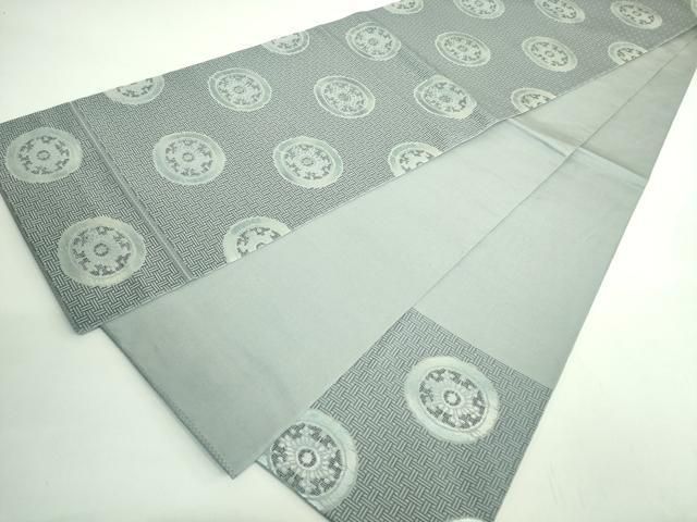 平和屋本店○極上 三代目 龍村光峯 六通柄 本袋帯 糸屋銀繍 銀糸 逸品