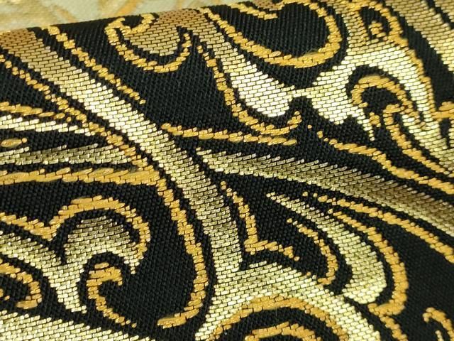  上 龍村美術織物 たつむら 六通柄 本袋帯 彩花円舞文 金糸 kh 6 袋帯 帯