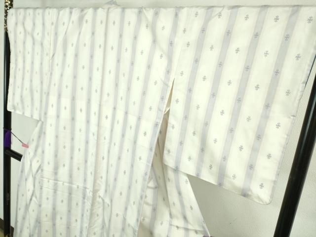 平和屋本店●極上　本場大島紬　白大島　吉祥間道　やまと誂製　逸品　DZAB2254kh6 平和屋本店○極上 本場大島紬 白大島 吉祥間道 やまと誂製 逸品