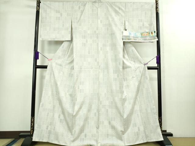 上 本場大島紬 白大島 結がすり 白絣 窪田織物謹製 ますいわ屋扱い 証紙付き kh 6