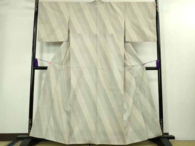 ● 上 綿薩摩 東郷織物謹製 手織 160亀甲 斜線文 kh 6