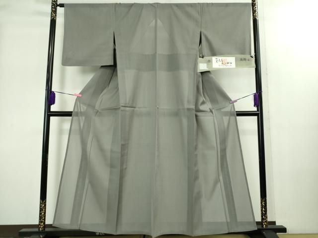 k*o様 東郷織物 本場夏大島 夏物 本場大島紬 単衣 着物 夏大島 東郷織物 ベージュ 草花 新古品