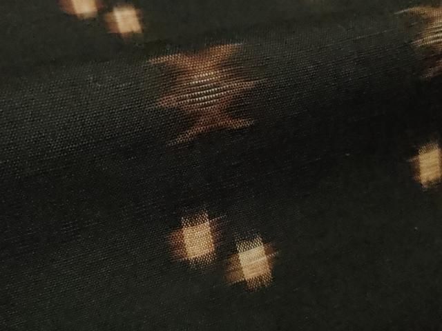 平和屋本店○極上 国指定重要無形文化財 本場久米島紬 山城ヨシエ作