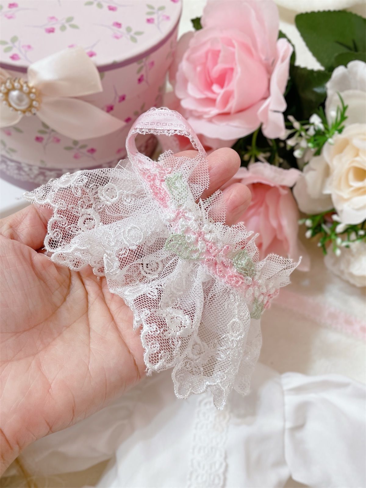 ハンドメイドドール 着せ替え布人形 手作り人形 ピンク