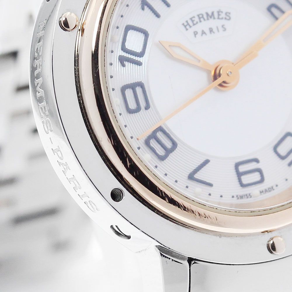 訳ありエルメス HERMES CP1.221 クリッパー クラシック デイト
