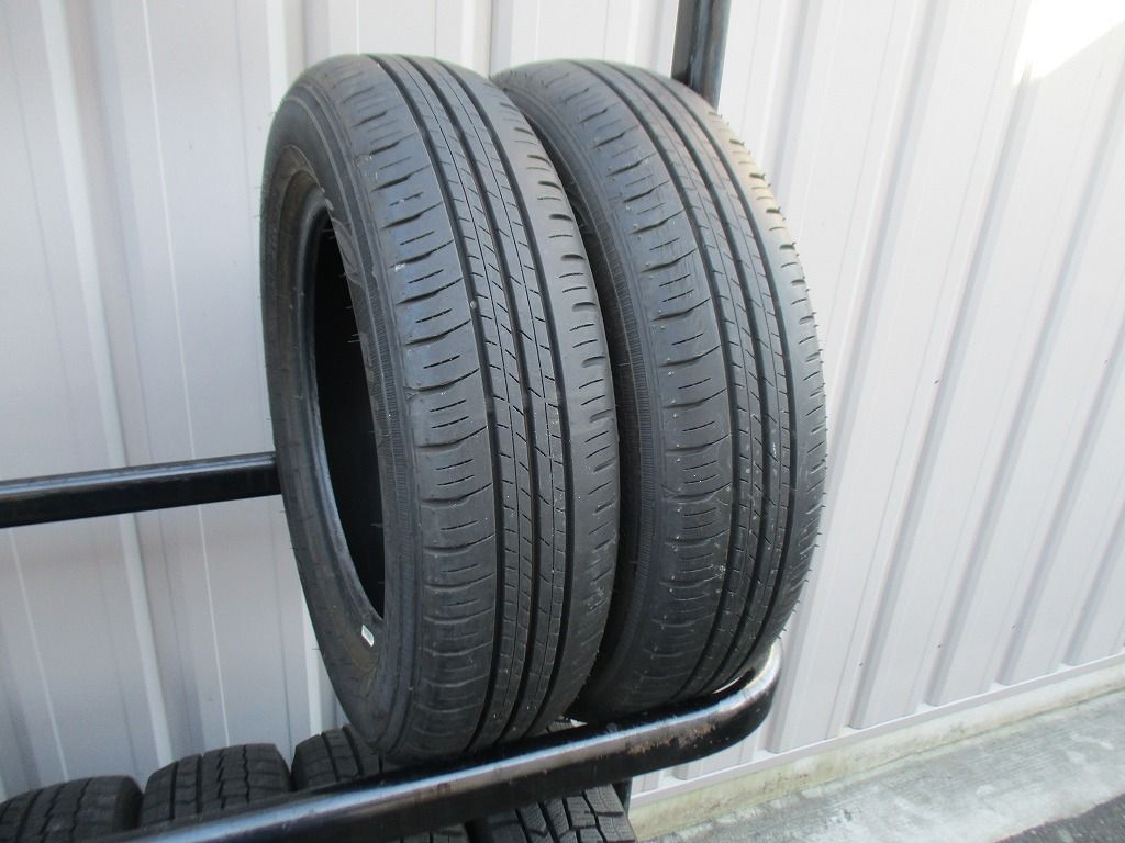 155 70 R 13 75 S ダンロップ ENASAVE EC 300 製 2本 インボイス領収書発行