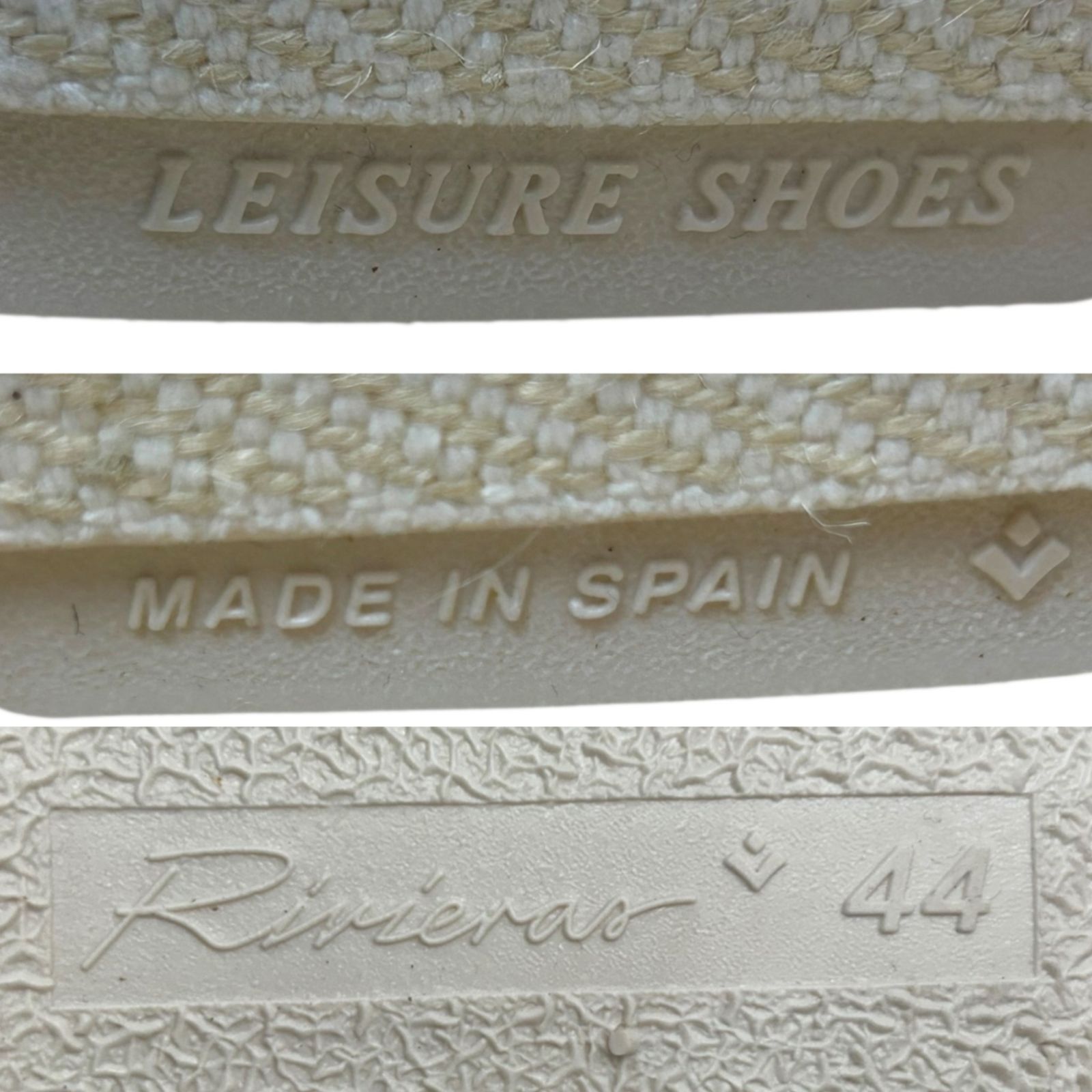 Rivieras (リビエラ) MONTECRISTI BLANC モンテクリスティ スリッポン スペイン製 44 28cm ベージュ メンズ⁄027 Rivieras (リビエラ) MONTECRISTI BLANC モンテクリスティ スリッポン スペイン製 44 28cm ベージュ メンズ⁄027