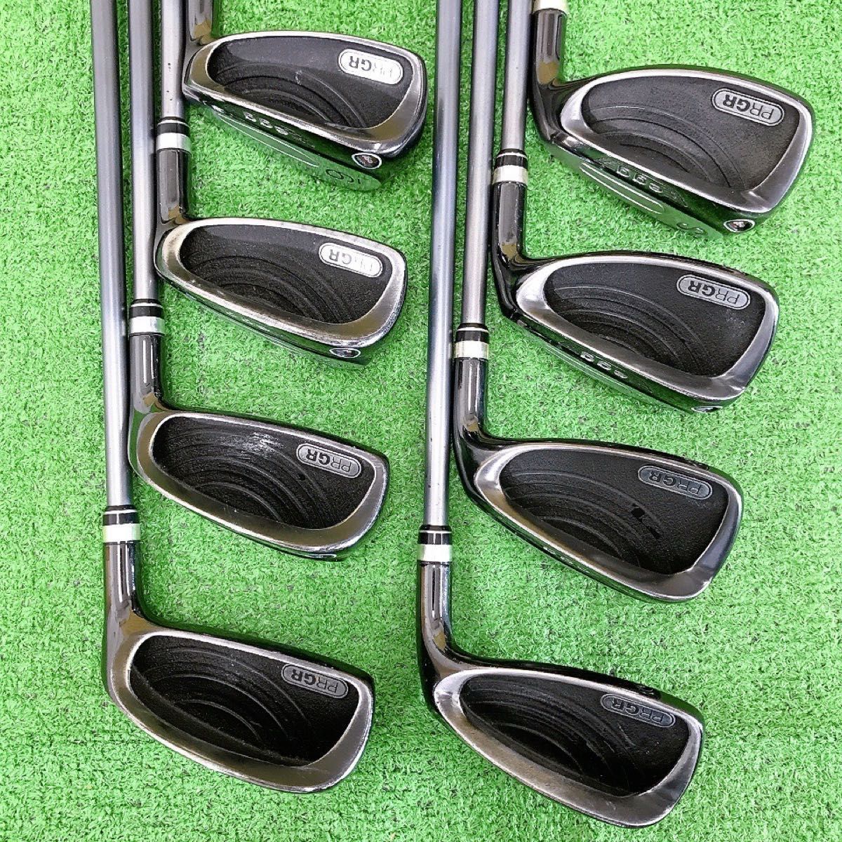 ツ35 プロギア egg 2011 8本アイアンセット PRGR エッグ ニュー IRON M 40 SR ぶっ飛び系王道