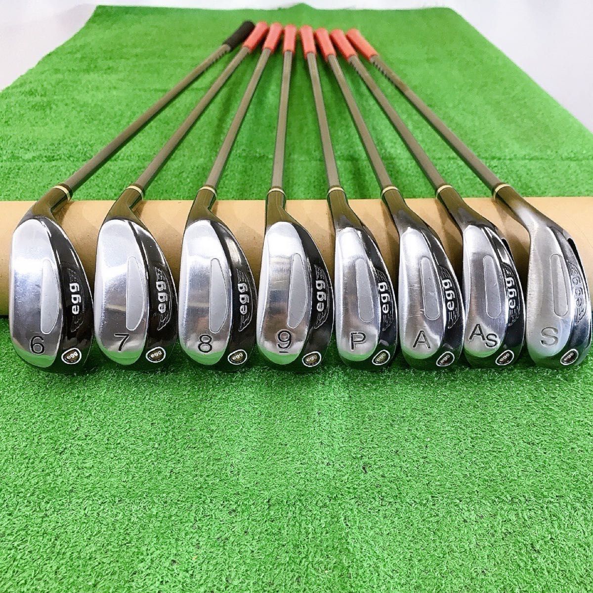 美品!!　PRGR　赤　NEW egg アイアン 6本セット　M-40　SR PRGR「赤eggアイアンPC」新発売 | ニュースリリース | プロギア（PRGR