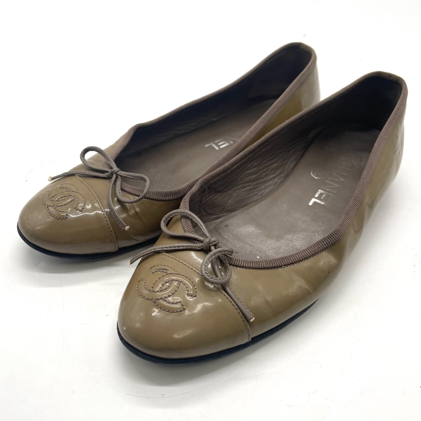 CHANEL シャネル バレエシューズ フラットシューズ ココマーク