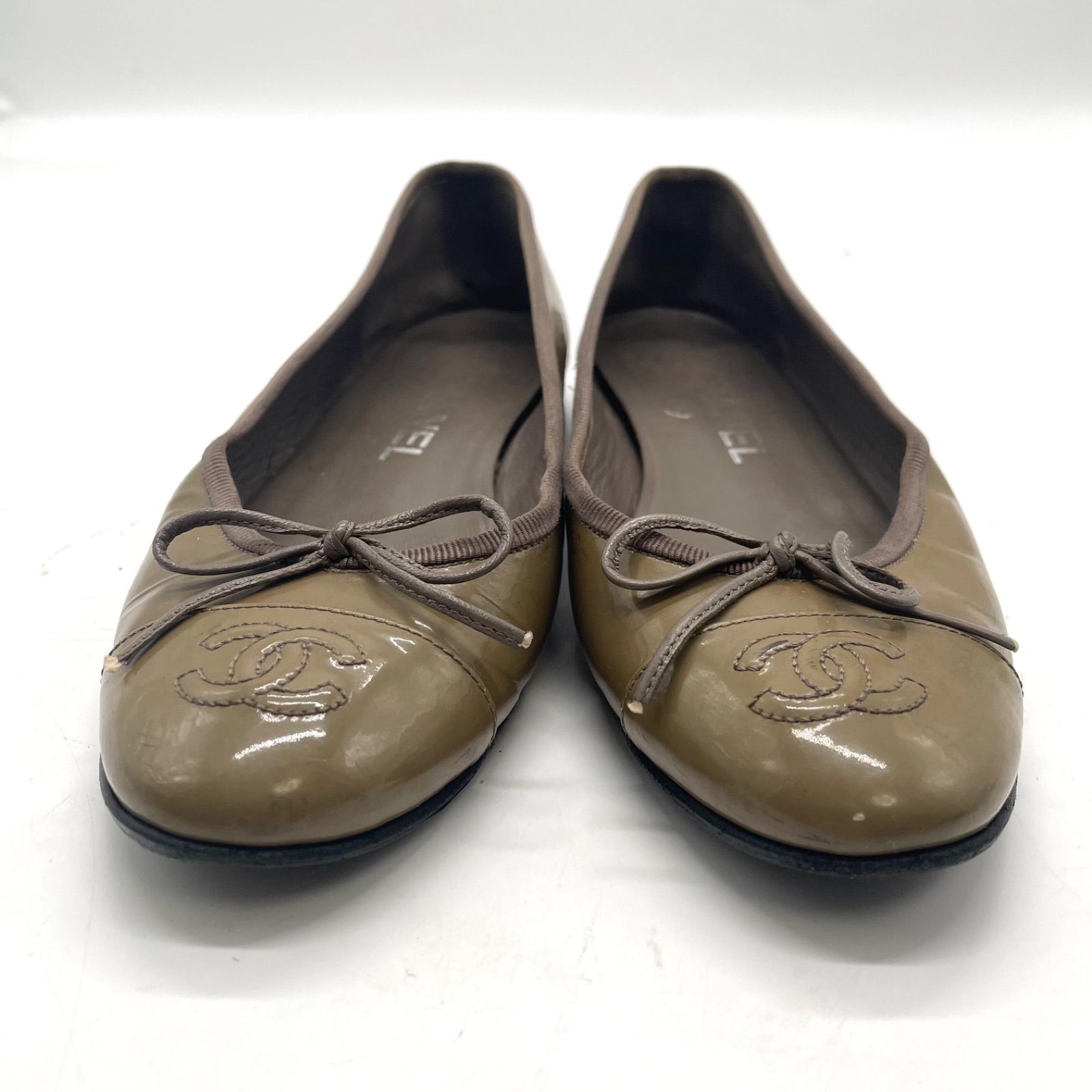CHANEL シャネル バレエシューズ フラットシューズ ココマーク