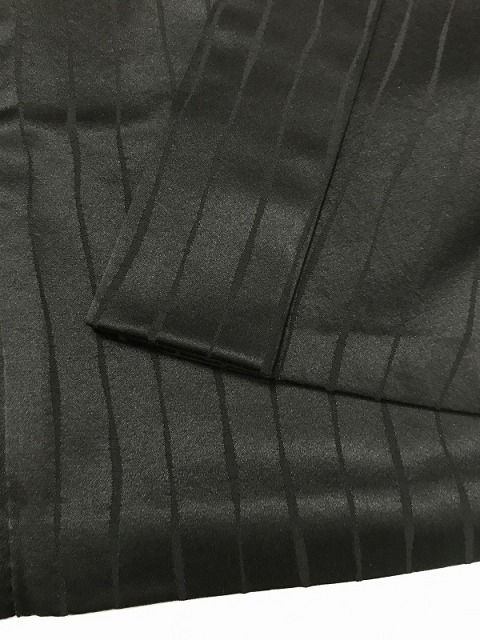  Lサイズ 羽織 正絹黒地に鹿の子模様 その他 着物