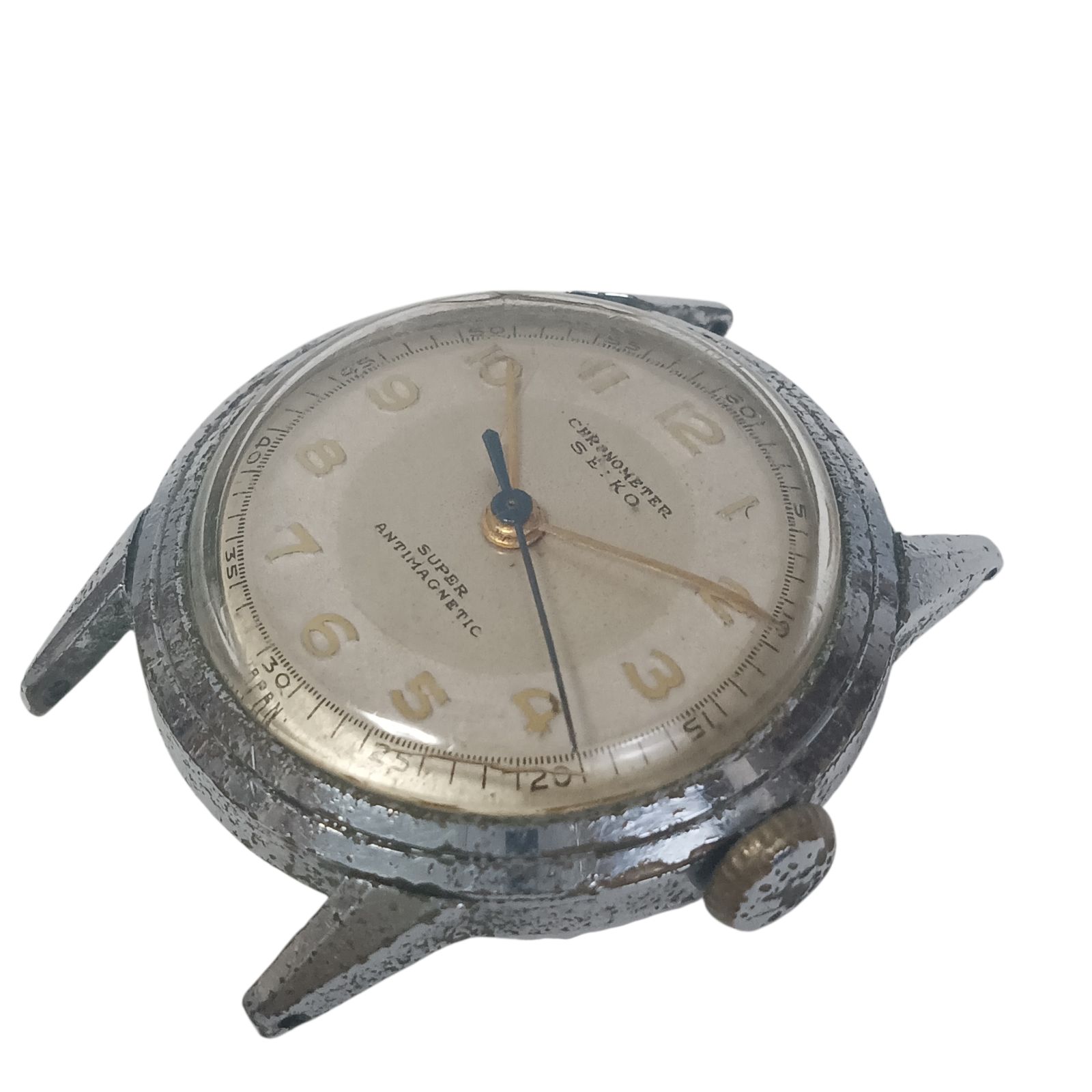 稼働 1215 7 SEIKO CHRONOMETER super セイコー クロノメーター スーパー スモセコ メンズ腕時計 レディース 手巻き フェイスのみ