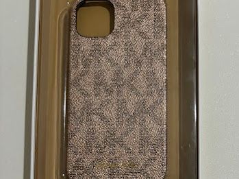 マイケルコース iPhone 13 対応 ケース ローズ ロゴ MK 405