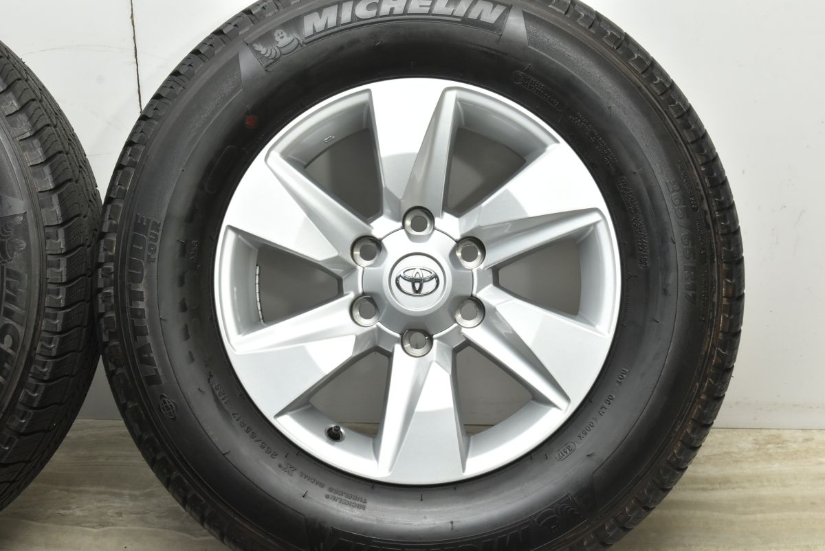  トヨタ 150 プラド 17 in 7 5 J 25 PCD 139 ミシュラン ラティチュードツアー 265 65 R ハイラックス サーフ 流用 17インチ タイヤ ホイールセット