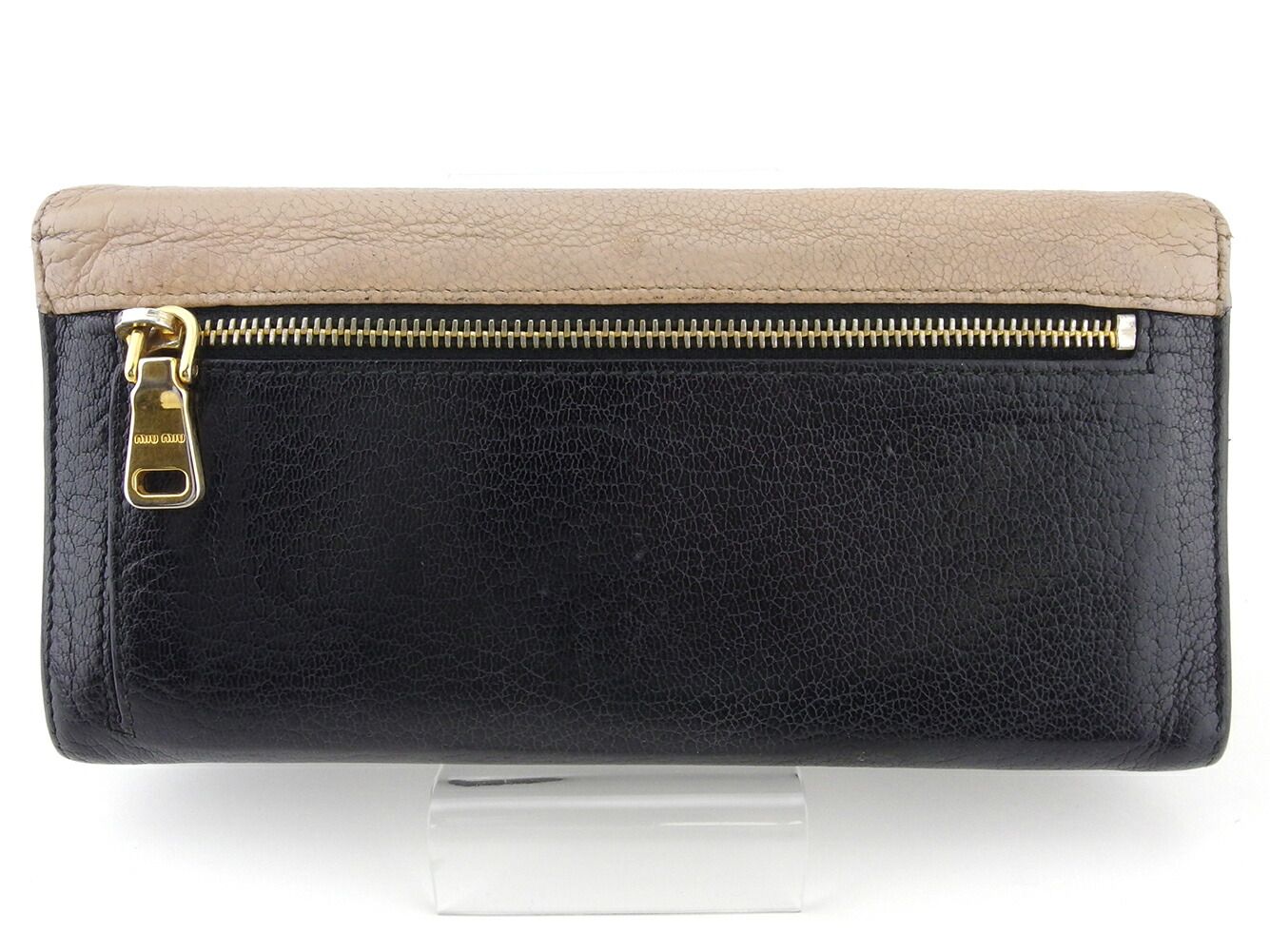 最大30％OFF】ミュウミュウ MIUMIU 長財布 リボン ブラック ベージュ
