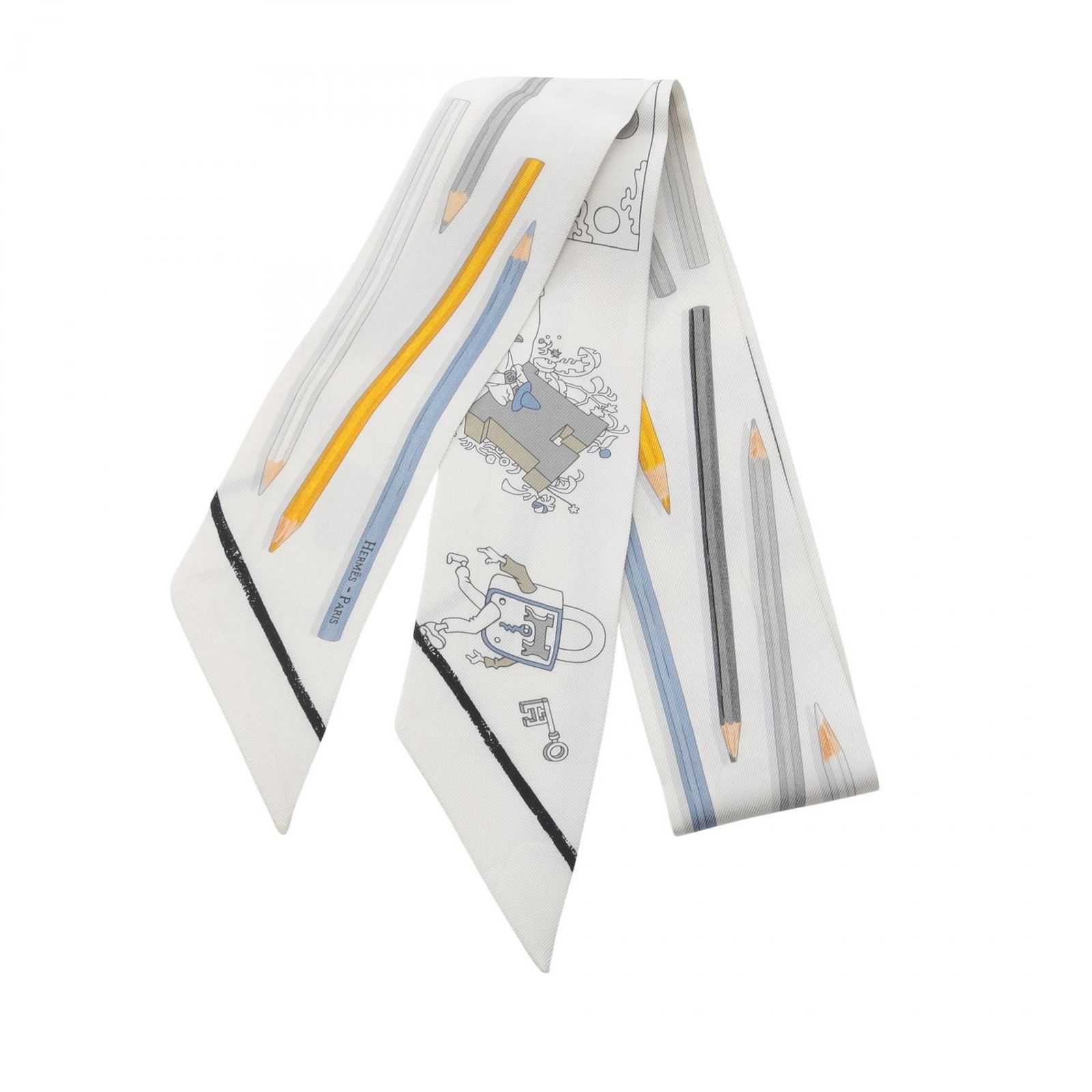 HERMES エルメス ツイリー A VOS CRAYONS スカーフ