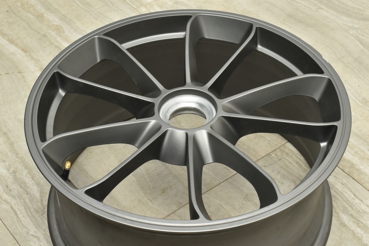 スペア用に ポルシェ 911 type 991 GT 3 RS フロント 1本 20 in 9 J 55 センターロックホイール 鍛造 FORGED