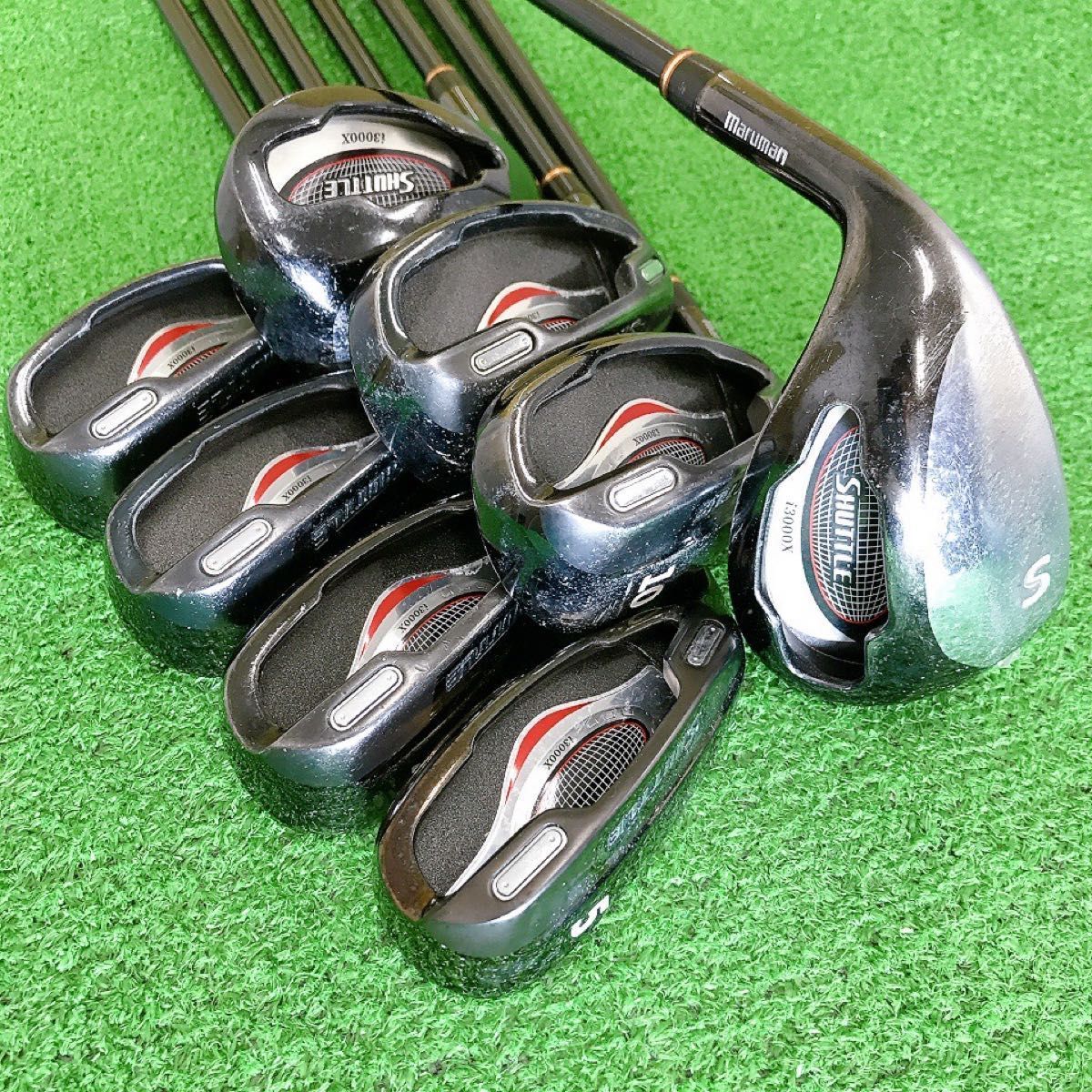 ツ37☆シャトル i3000X 8本レフティアイアンセット shuttle左利き用